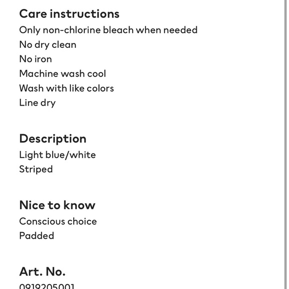 NWT H&M Blue & White Striped V-Neck Ruffle Swimsuit - XL - Picture 12 of 14